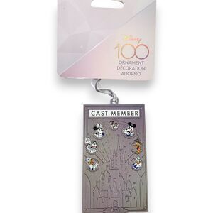Disney 100 Cast Member Exclusive Ornament 2023 NWT